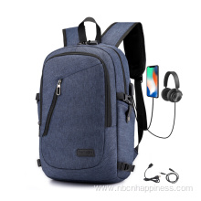 Hipster School Bag With USB Boys Laptop Backpack